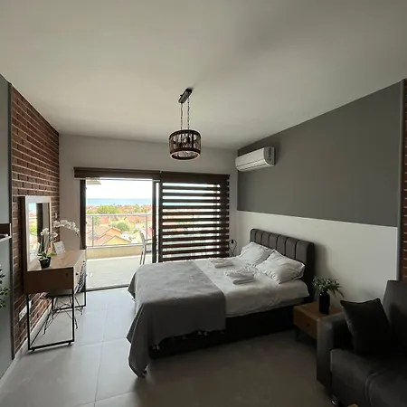 Daire студия 31 терра Caesar Blue Large With Sea View And Aquapark