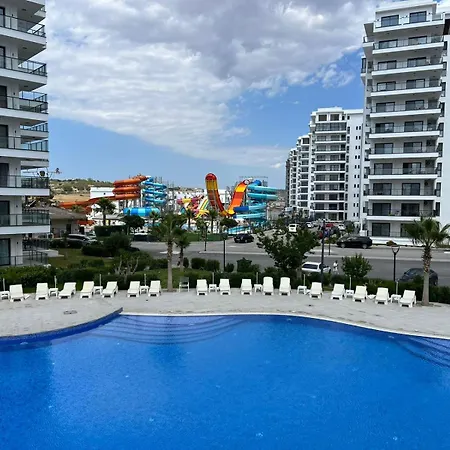 студия 31 терра Caesar Blue Large With Sea View And Aquapark Gastria